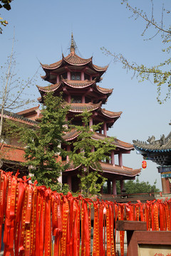 重慶磁器口古鎮(zhèn)寶輪寺