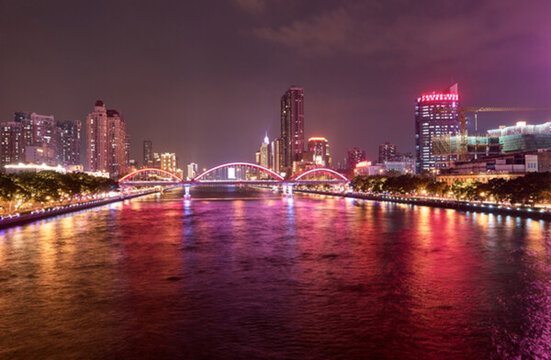 珠江夜景燈光