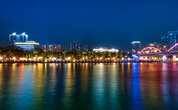 珠江夜景燈光