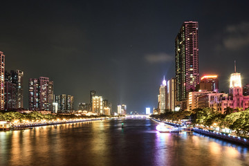 珠江夜景燈光