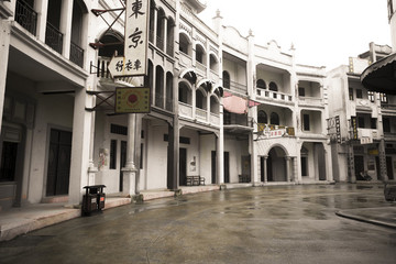 老廣州復(fù)古街景