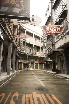 老廣州建筑街景