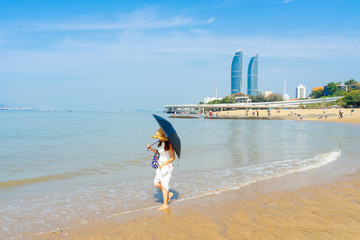 海邊漫步