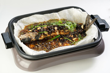 豆豉紙包魚
