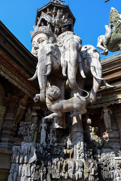 泰國芭提雅真理寺