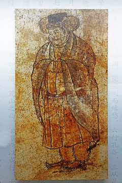 唐代章懷太子墓壁畫客使圖