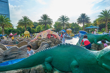 海洋生物雕塑