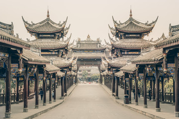 四川古鎮(zhèn)懷舊老照片
