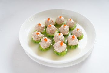 苦瓜釀肉丸