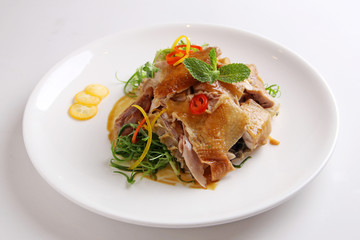 脆肉鯇撈雞