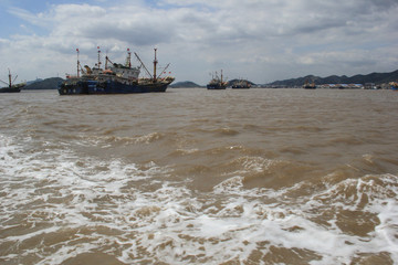 象山石浦漁港漁船