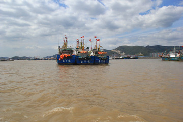 象山石浦漁港漁船