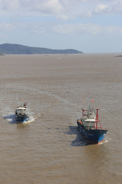 象山石浦漁港漁船