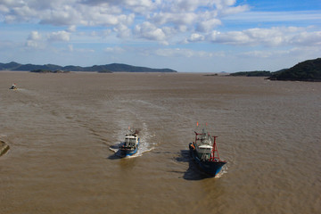 象山石浦漁港漁船