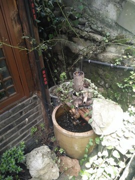 竹筒流水