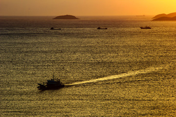 象山石浦漁港東海朝陽漁船
