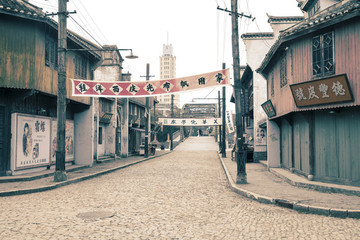 老上海街景