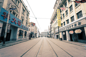 老上海街景