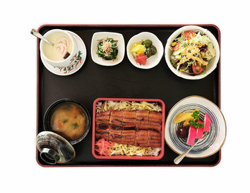日本料理定食鰻魚飯
