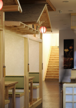 日式料理餐廳一角