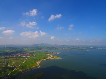 航拍北方山水風(fēng)光