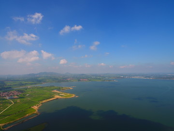 航拍北方山水風(fēng)光