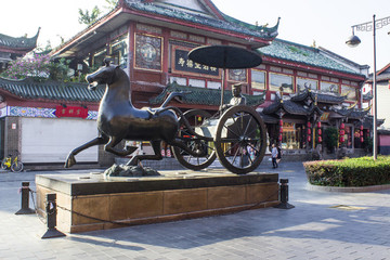馬車雕塑