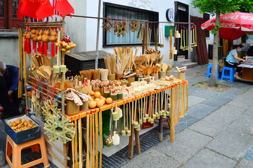 地攤竹器店