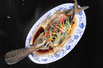 清蒸鴨嘴魚