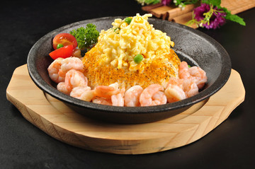 芝士咖喱鮮蝦飯