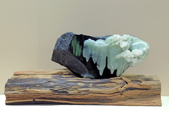 獨山玉踏雪尋梅