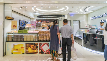 面包店購物場景