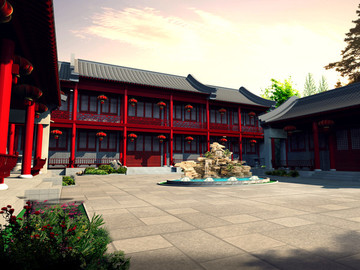 雙層四合院