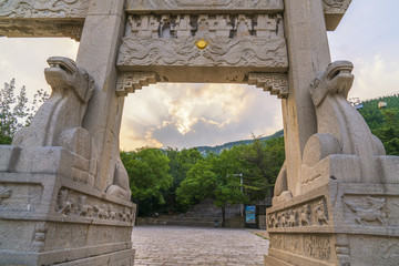 青州云駝風(fēng)景區(qū)駝山景區(qū)石坊大門