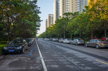 幽靜城市道路