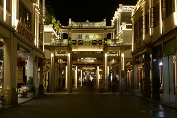 潮州牌坊街夜景