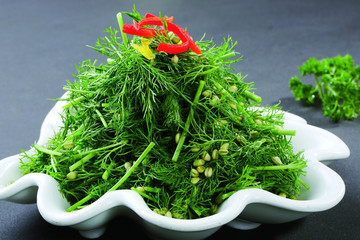 小茴香青麥仁