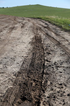 泥濘的道路