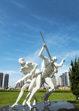 體育項(xiàng)目雕塑