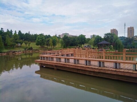 公園浮橋