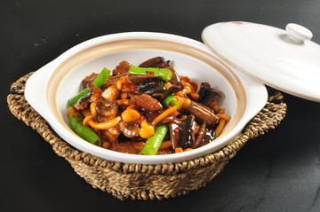 野山菌燒鱔片