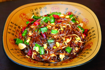 豆芽炒粉條