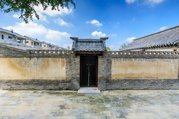 楊家埠傳統(tǒng)民居門樓建筑