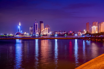 青島棧橋夜景