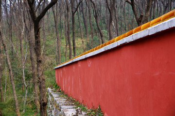 南京明孝陵紅墻