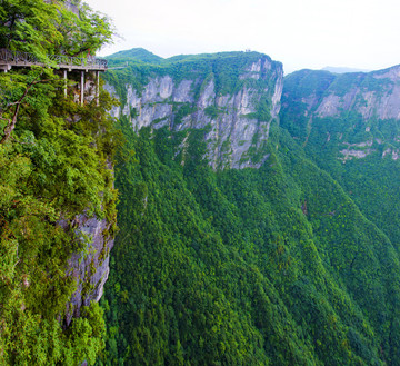 天門山全景圖