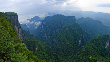 天門山全景圖