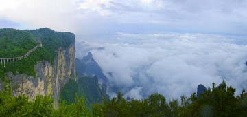 天門山全景圖
