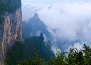 天門山全景圖