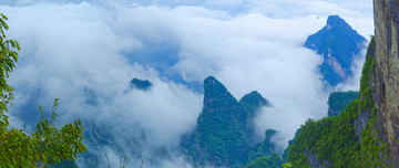 天門山全景圖